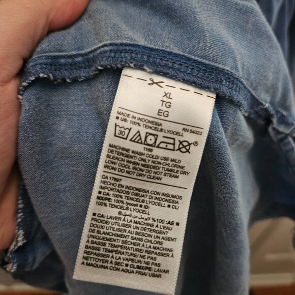 Chambray Women's Dress - Picture 5 of 8